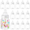 36 Pcs 3.5 Inch Baby Bottle Shower Favor Mini Plastic Candy Bottle Clear Bottles For Baby Shower Mini Feeding Candy Box For Part