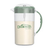 Dr. Brown'S Baby Formula Mixing Pitcher With Adjustable Stopper, Locking Lid, & No Drip Spout, 32Oz, Bpa Free, Olive