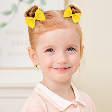 Baby Hair Ties With Bows, 80Piece Small Elastic Toddler Hair Ties Ponytail Holders Hair Ties For Baby Girls Infants Kids Hair Ac