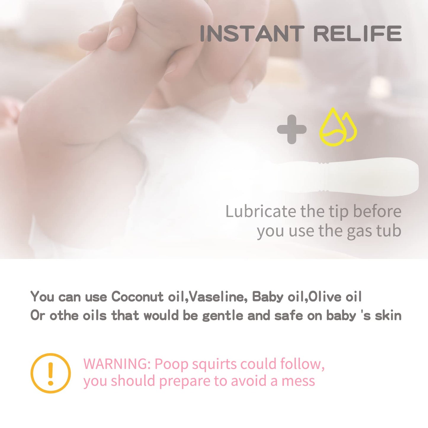 Glopole Gas And Colic Reliever For Babies, Baby Gas Colic Passer, Natural Solution For Baby Colic And Gas Relief, 100% Safe & Ef