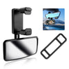 2026 Latest 360 Adjustable Car Mirror for Baby,Clip on Baby Rear View Mirror for Car with Retractable Clamping Arm,Universal Cur