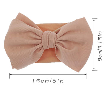 Kidocheese Baby Girl Bows Nylon Headbands With Bows Hair Bow Handmade Hairbands Elastics Hair Accessories For Newborn Infant Tod