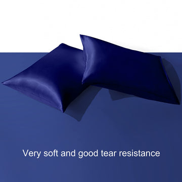 Bedsum 2 Pack Silk Satin Toddler Pillowcases, Luxury Silky Travel Envelope Closure Pillow Cases For Baby Boys And Girls, 14X20 I