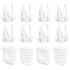 Gotocut Pump Parts For Lansinoh Discreet Duo Compatible With Lansinoh Discreet Duo Breast Pump Parts, Incl 8Pcs Duckbill Valves