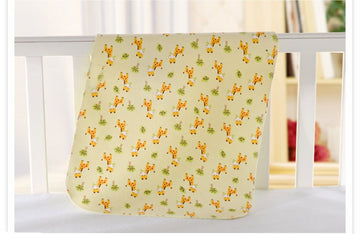 2Pcs Pack Monvecle Baby Infant Waterproof Cotton Changing Pads Washable Resuable Diapers Liners Mats (2Pcs Pink-28'X20')