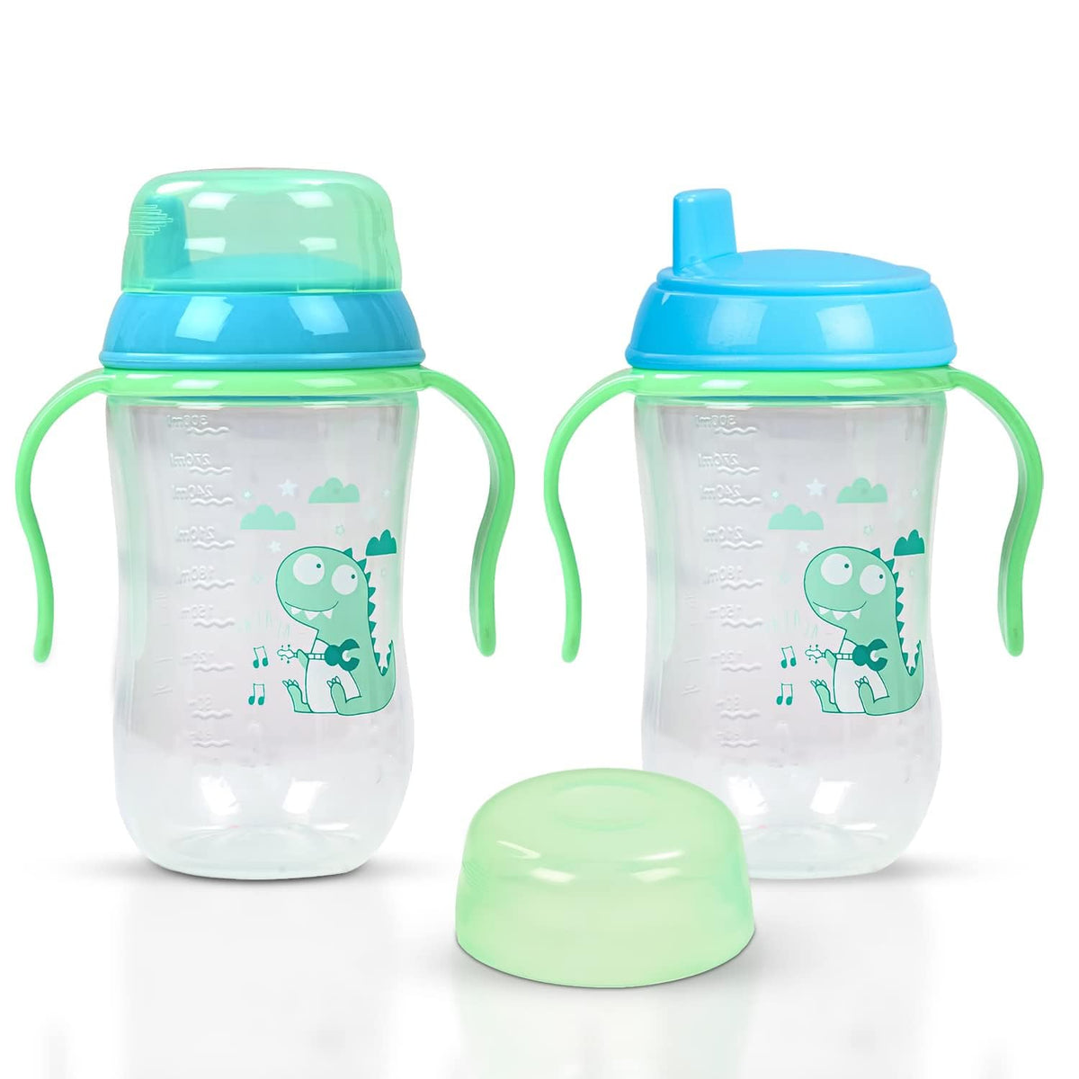 BAYBEE 300ML Baby Sipper Cup for Kids BPAFree, Leakproof, SpillProof Feeding Bottle with Soft Silicone Handle|Toddler Sippy C