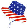 Olreco Kids Sun Hat For Kids Bucket Hat Toddler Sun Hat Kids Beach Hat Kids American Flag Hat Boys Sun Hat Boy 4Th Of July Hats