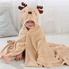 Beenific Baby Hooded Towel,Baby Towels For Newborn,Baby Bath Essentials (Brown Elk)