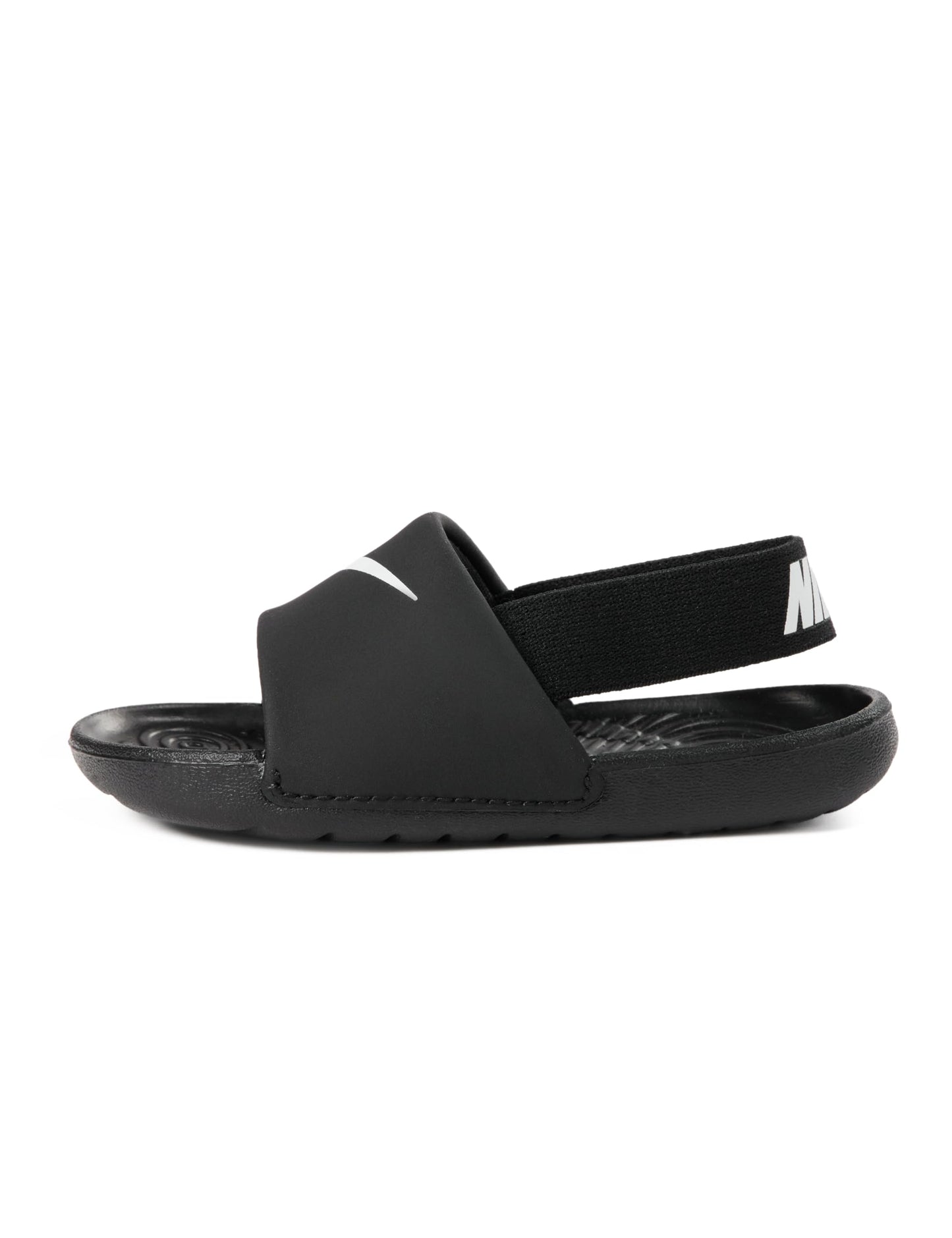 Nike Baby/Toddler Kawa Slides, Black/White-White-White, 8C