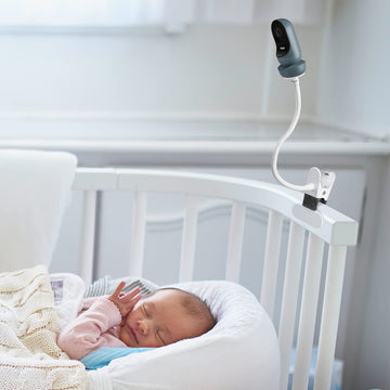 Okemeeo Baby Monitor Mount For Owlet Cam 2, Owlet Cam Smart Baby Monitor,Owlet Duo And Arlo Cameras(15.7In Gooseneck Clip)