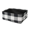 Inough Christmas Buffalo Plaid Storage Basket Low Gifts Baskets Christmas Basket For Kids Collapsible Toy Basket Farmhouse Decor