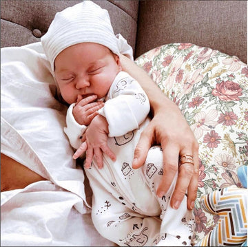 Little Jump Nursing Pillow Cover Slipcover For Breastfeeding Pillows, Soft And Comfortable Safely Fits On Standard Infant Nursin