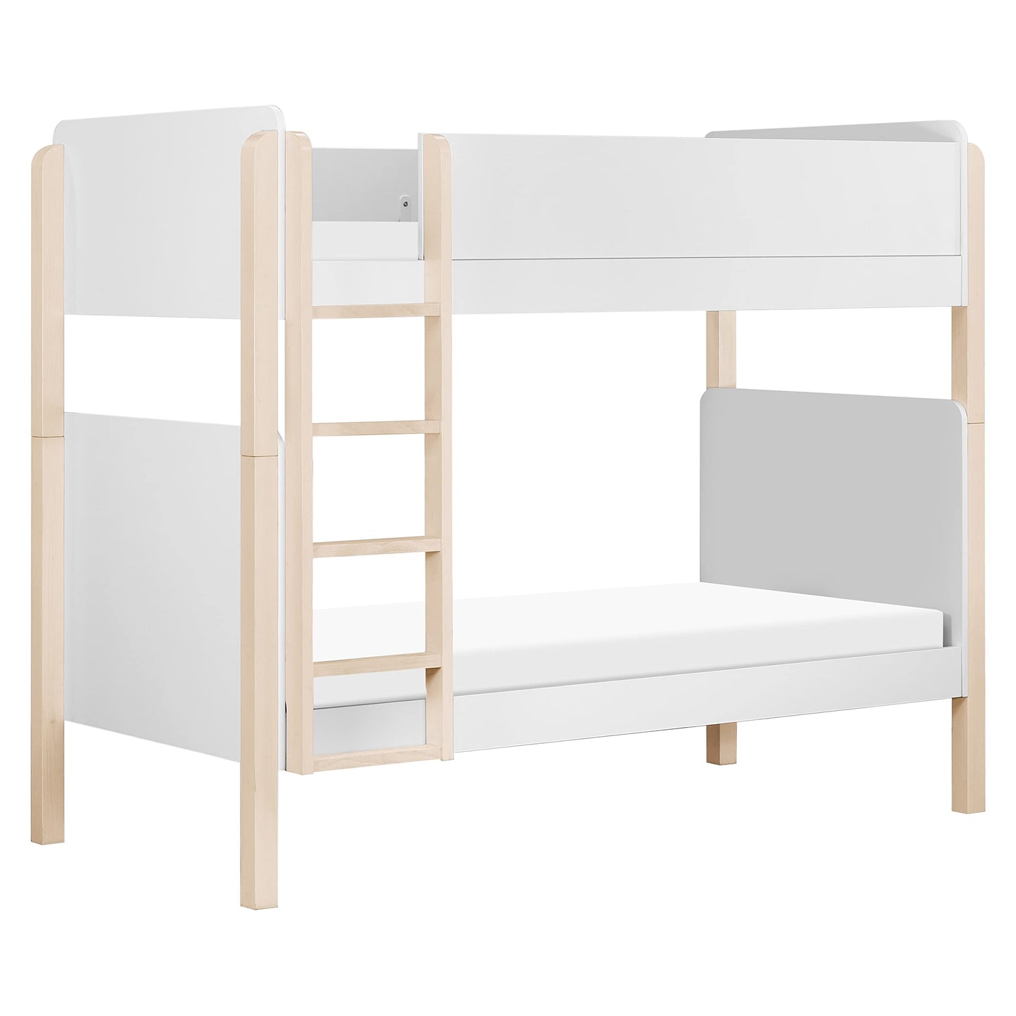 Babyletto Tiptoe Convertible Bunk Bed in Black and Natural Walnut, Greenguard Gold Certified