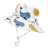 Baby Sun Hat Baby Boy Hats Upf 50+ Toddler Hat For Baby Girls Bucket With Wide Brim Baby Beach Hat Summer Cap White 12-24 Months