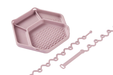 Smack Fun - The Original All-In-One Suction Plates + Safety Toy Straps - Silicone Suction Plates For Toddlers + Baby - First Foo