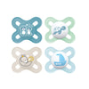 Mam Original Start Matte Newborn Baby Pacifier, Best Pacifier For Breastfed Babies, Boy, 0-3 Months (Pack Of 4)