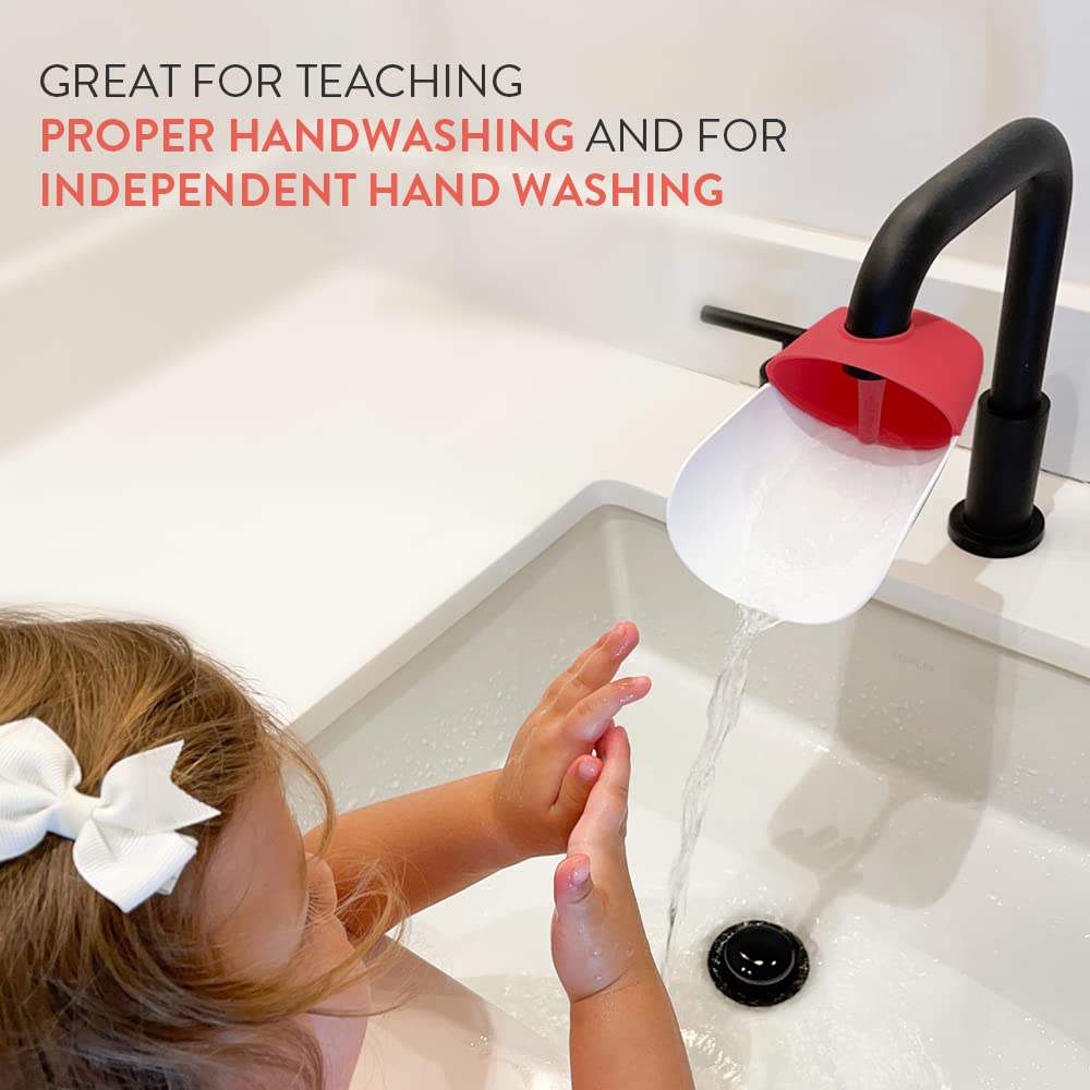 Prince Lionheart Fun And Safe Hand-Washing Solution | Faucet Extender For Babies And Toddlers | Fits Standard And Gooseneck Fauc