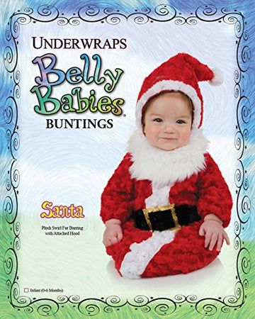 Underwraps Baby Santa Bunting, Red/White, Infant