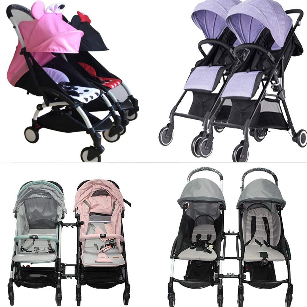 Twin Stroller Connector For Baby Universal Fits Umbrella Strollers Babyzen Yoyo Yoya Etc.. Turns Two Single Strollers Into A Dou