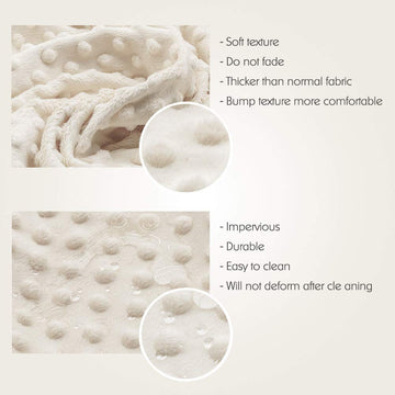 Baby Changing Pad Cover, Super Soft Plush Dot Diaper Changing Table Covers For Baby Girls And Boys, Ultra Comfortable, Safe For