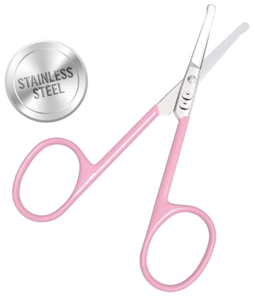 Cocos Safety Baby Nail Scissors, Baby Nail Clippers For Fingernail And Toenails, Small Scissors For Toddlers, Infant, Adults And