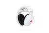 Lucid Audio Hearmuffs Baby Hearing Protection (Over-The-Ear Sound Protection Ear Muffs Infant/Toddler/Child), One Size, White