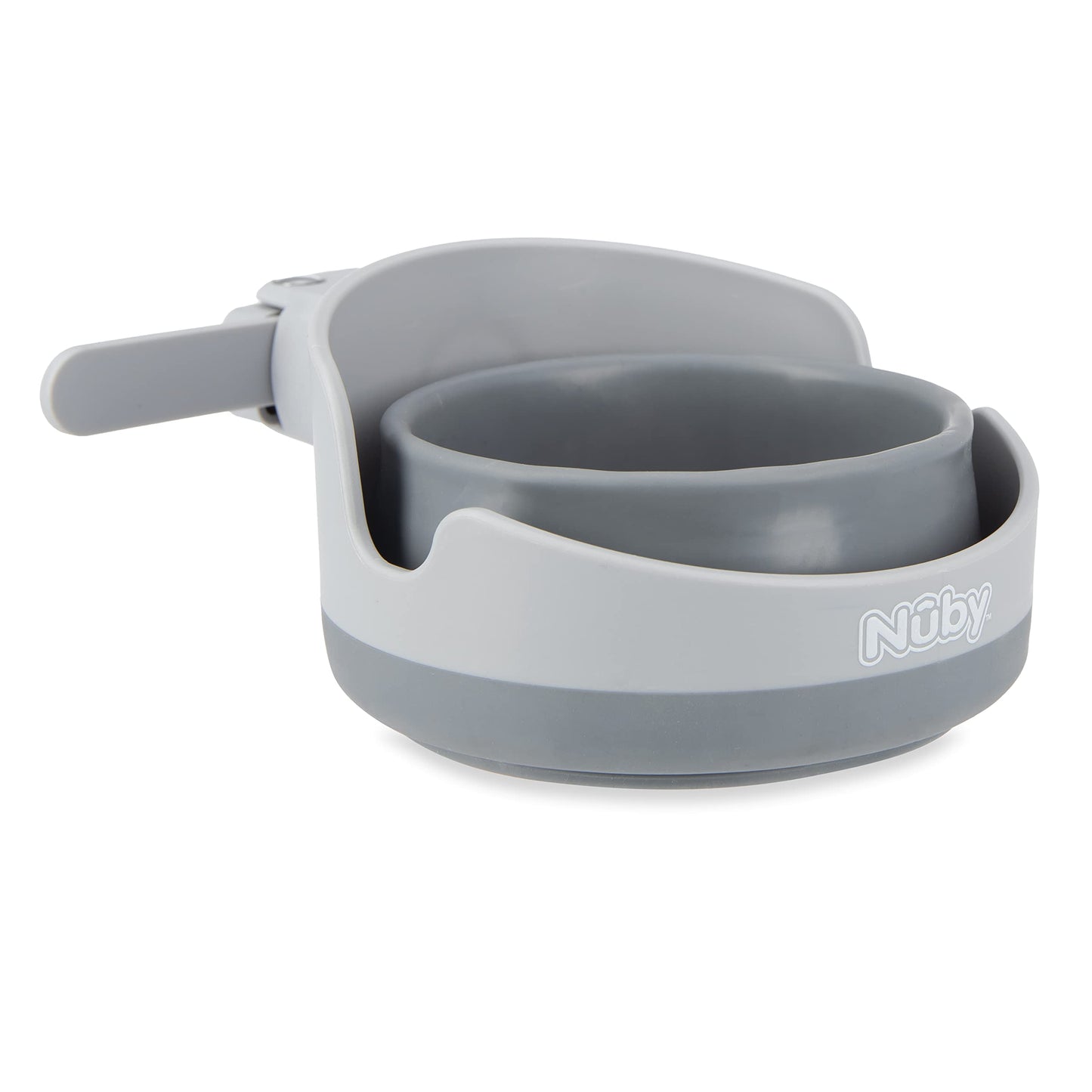 Nuby Collapsible Cup Holder - Travel/Stroller Accessory Gray