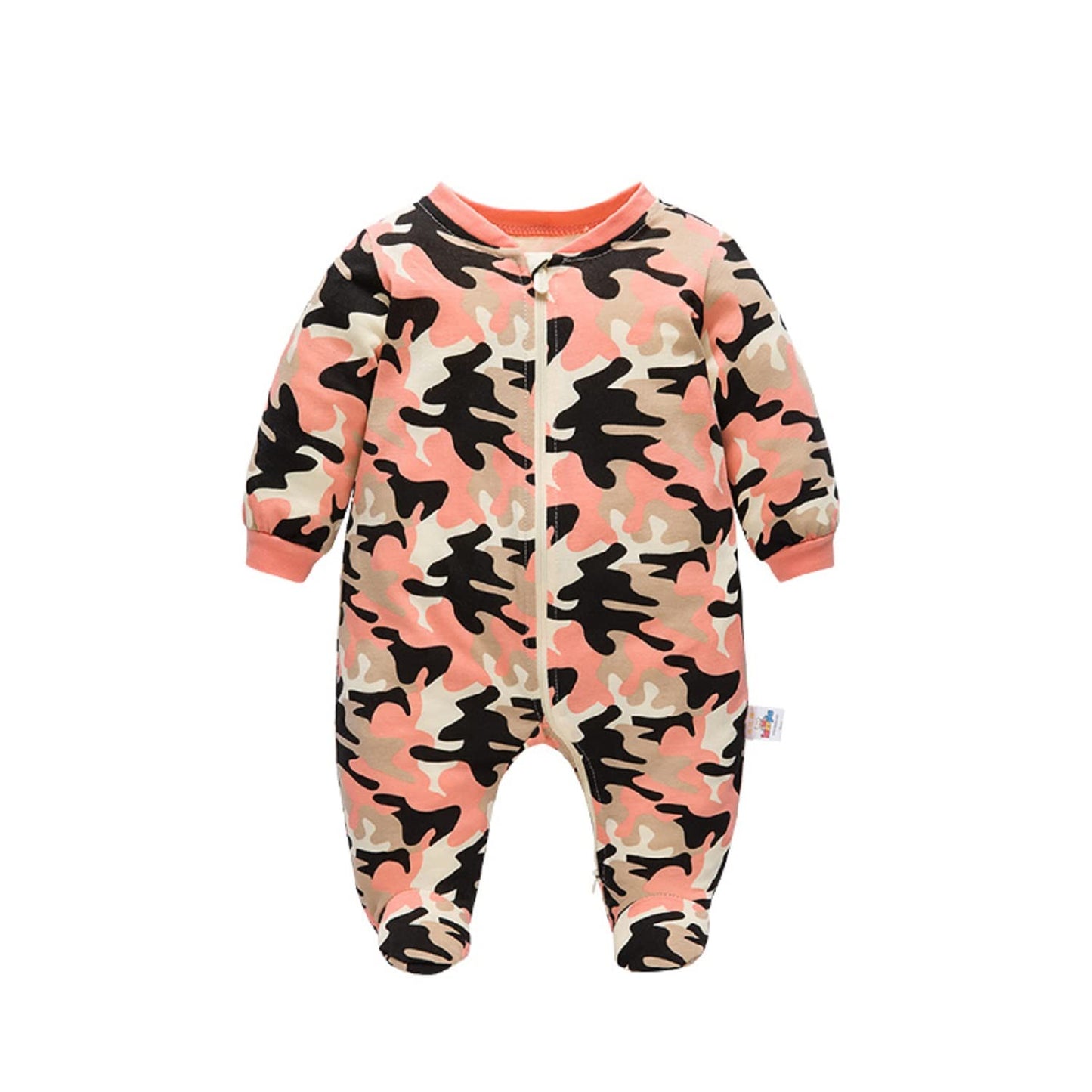 Ddy Baby Cute Bodysuit Infant One Piece Camouflage Pattern Romper Outerwear Toddler Jacket 12-18 Months