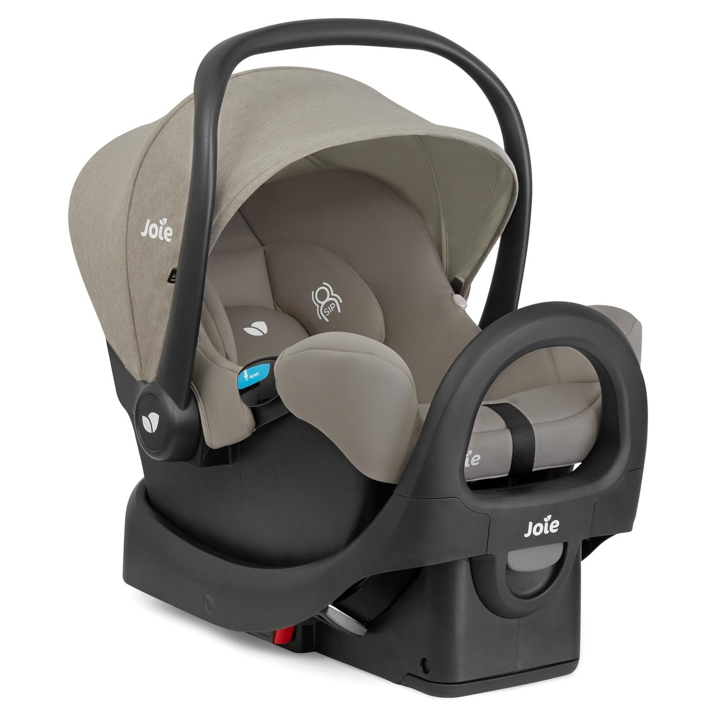 Joie Rue Lightweight Infant Car Seat & Anti-Rebound Base -Side-Impact Protection, 5-Point Harness, and UPF 50+ Canopy for Newbor