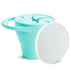 Munchkin Cest Silicone! Snack Catcher Toddler Snack Cup With Lid, Mint