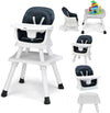 Infans 8 In 1 Baby High Chair, Convertible Highchair For Babies And Toddlers, Infant Dining Booster Seat, Building Block Table,