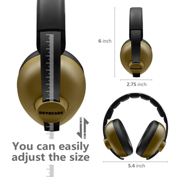 Bbtkcare Baby Headphones - Infant Ear Protection For Babies | Baby Earmuffs Noise Cancelling Headphones 3-36 Months | Baby Trave