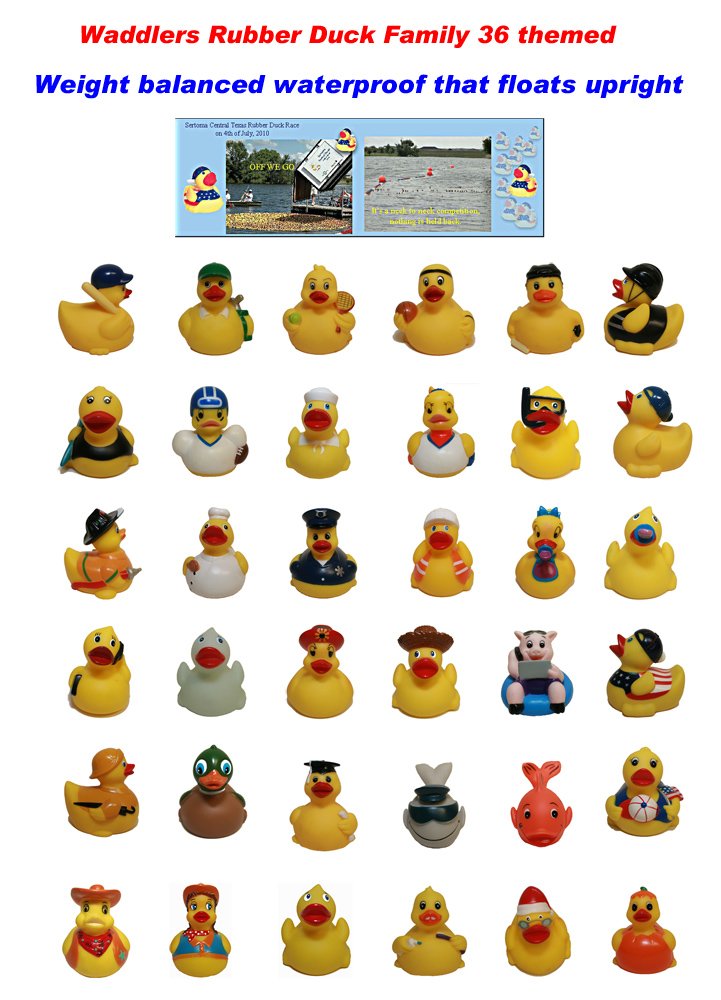 MORTENTR Rubber Ducks Family Patriotic Navy Sailor Rubber Duck, Brand Bathtub Toys That Floats Upright, Rubber Ducky Birthday Pa