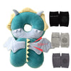 Feidoog Baby Head Protector Cushion Backpack With 3 Baby Knee Pads For Walking & Crawling,Dragon