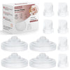 10PCS Breast Pump Parts, 6Pack Silicone Duckbill Valve & 4Pack Silicone Diaphragm Compatible with Momcozy M5 Wearable Breastpump