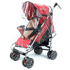 Fasoty Clear Stroller Rain Cover, Universal Waterproof Baby Stroller Travel Weather Shield From Wind Snow Dust, With Breathable