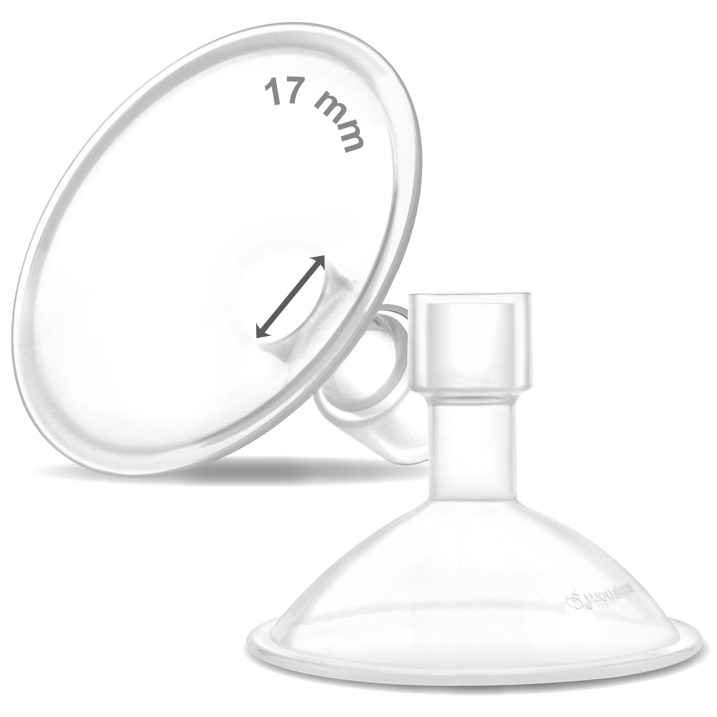 Maymom Myfit Crater Series 17Mm Two-Piece Design Small Breastshield Compatible With Medela Breast Pumps; Not Original Medela Pum