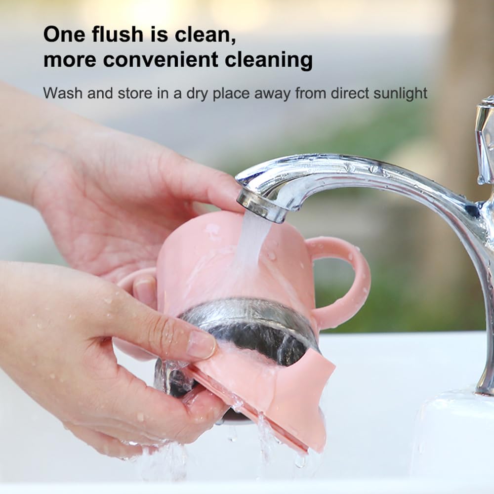 Mycoki Sp Baby Sippy Cup, Silicone Training Stainless Steel Kid Cups, Break Resistant Straw Lid Cup For Infants 6-12 Month Toddl