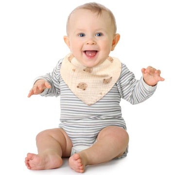 Accmor Muslin Baby Bibs Baby Bandana Drool Bibs For Girls Boys Teething And Drooling
