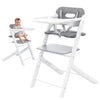 SRGAFIX Adjustable Baby High Chair, Portable Child High Chair with 5-Point Safety Harness, Cushion & Removable Tray. Adjustable
