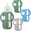Busoha 3 Pack Silicone Sleeves For Avent Natural Baby Bottles - Drop Protection Baby Bottle Holder With Handle Compatible With P