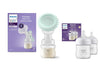 Philips Avent Essential Manual Breast Pump | Easy Silicone Massage Cushion & Ergonomic Handle, Soft & Gentle, Bpa Free + 125Ml N