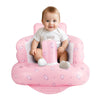 Inflatable Baby Chair, Inflatable Baby Seat for Babies 3 Months and Up, Summer Blow Up Chair with Built in Air Pump, Infant Floo