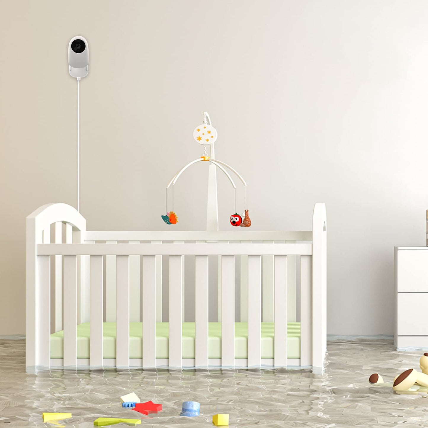 Holaca Quick Wall Mount Bracket For Nooie Baby Monitor (Base Mount)