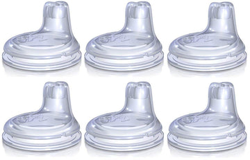 Nuby Sippy Gripper Cup Replacement Spouts (6 Count)