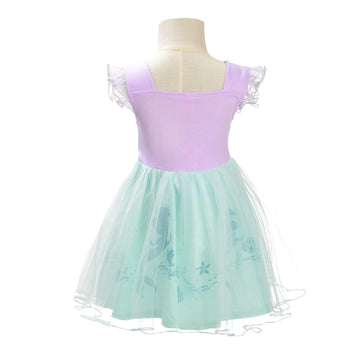 Dressy Daisy Princess Mermaid Dress Up Clothes Halloween Fancy Party Tulle Skirt Summer Outfit For Toddler Girls Size 2T, Style