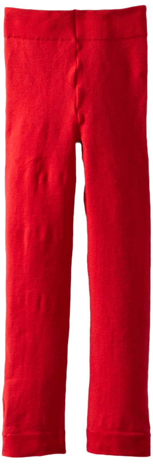 Jeffries Socks Baby Girls' Pima Cotton Footless Tights, Red, 18 24 Months