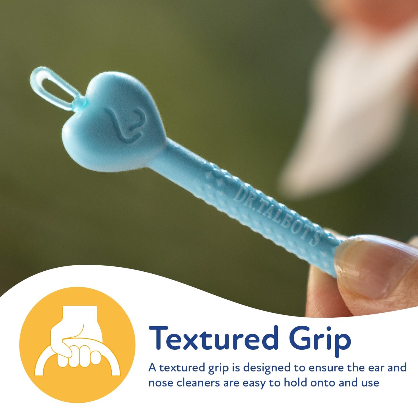 Dr. Talbots Baby Safe Nose And Ear Cleaner Set With Hygienic Travel Case, Gentle Dual-Ended Easy Mucus And Wax Remover Tool, 2 P