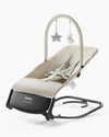 Electric Baby Bouncer with Auto Rocking, 3-in-1 Baby Bouncer Seat & Rocker Chair, Battery or Plug-in Powered, Adjustable Height,