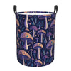 Pevtufa Floral Hippie Mushrooms Foldable Laundry Basket Organizer,Fabric Clothes Toy Storage Basket Nursery Hamper Storage Bin F